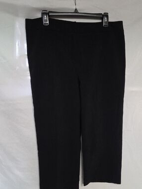 Josephine Chaus Black Ankle Cropped  Pants 14